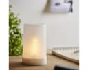 MARELIDA LED Windlicht Timer gefrostet weiß Bild 4