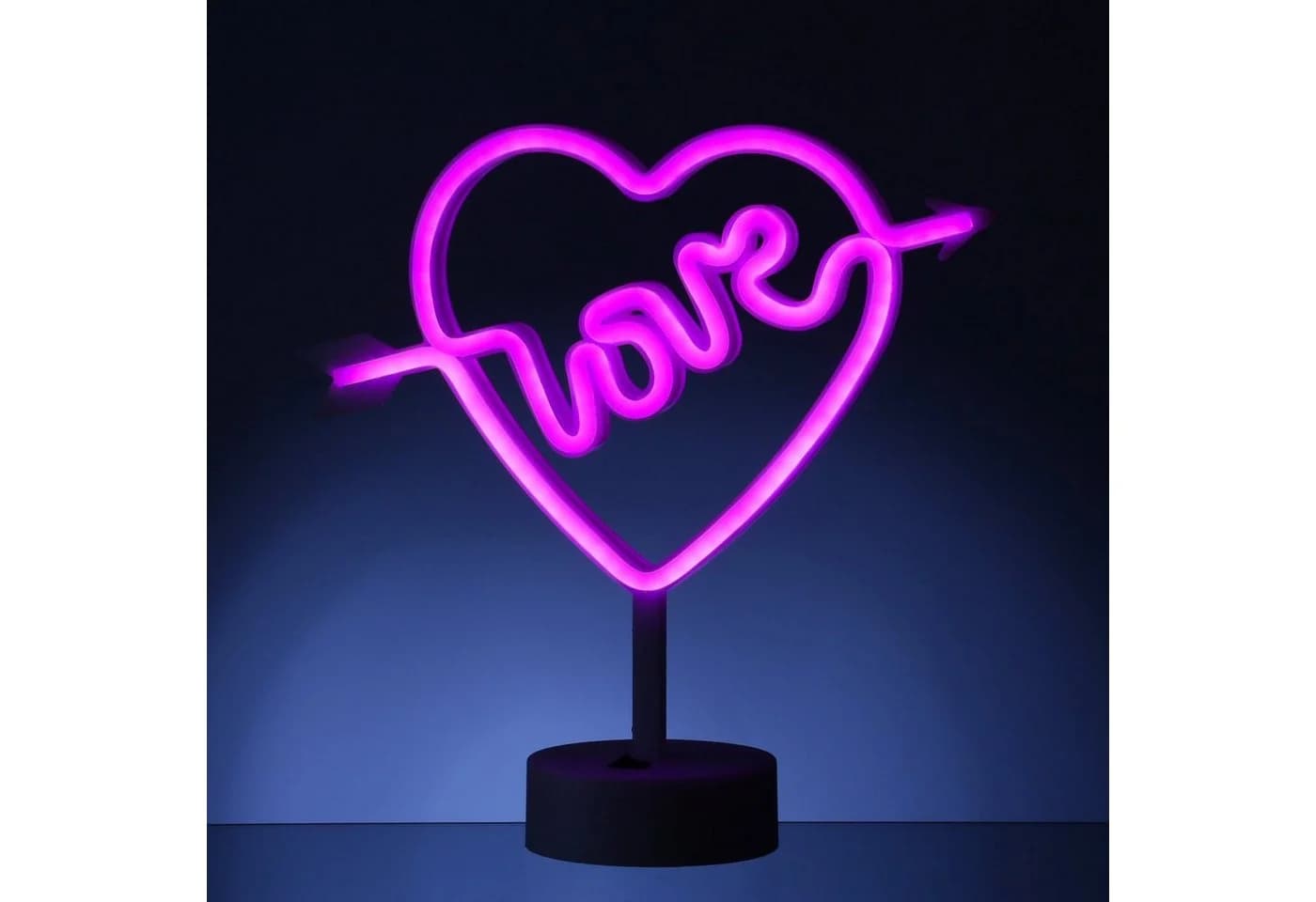 SATISFIRE LED Neonlicht LOVE Herz Pink mit Pfeil - Bild 5