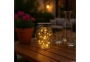 MARELIDA LED Solarleuchte LED Solarglas Windlicht Laterne Einmachglas Tischleuchte Terrasse 13cm Bild 5