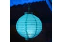MARELIDA LED Lampion türkis kaltweiß 30cm Kugel Laterne Bild 1
