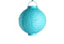 MARELIDA LED Lampion türkis kaltweiß 30cm Kugel Laterne Bild 2