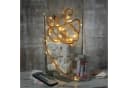 MARELIDA LED-Lichterkette Jute Seil 40LED Timer Dimmbar IP44 Bild 3