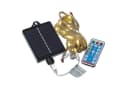 MARELIDA LED-Lichterkette Solar Juteseil 200 LEDs Warmweiß Bild 5