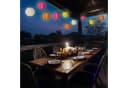 MARELIDA LED-Solar-Lichterkette mit 10 bunten Lampions Bild 2