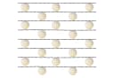 MARELIDA LED-Lichterkette Lampionkette 20 weiße Lampions Bild 3