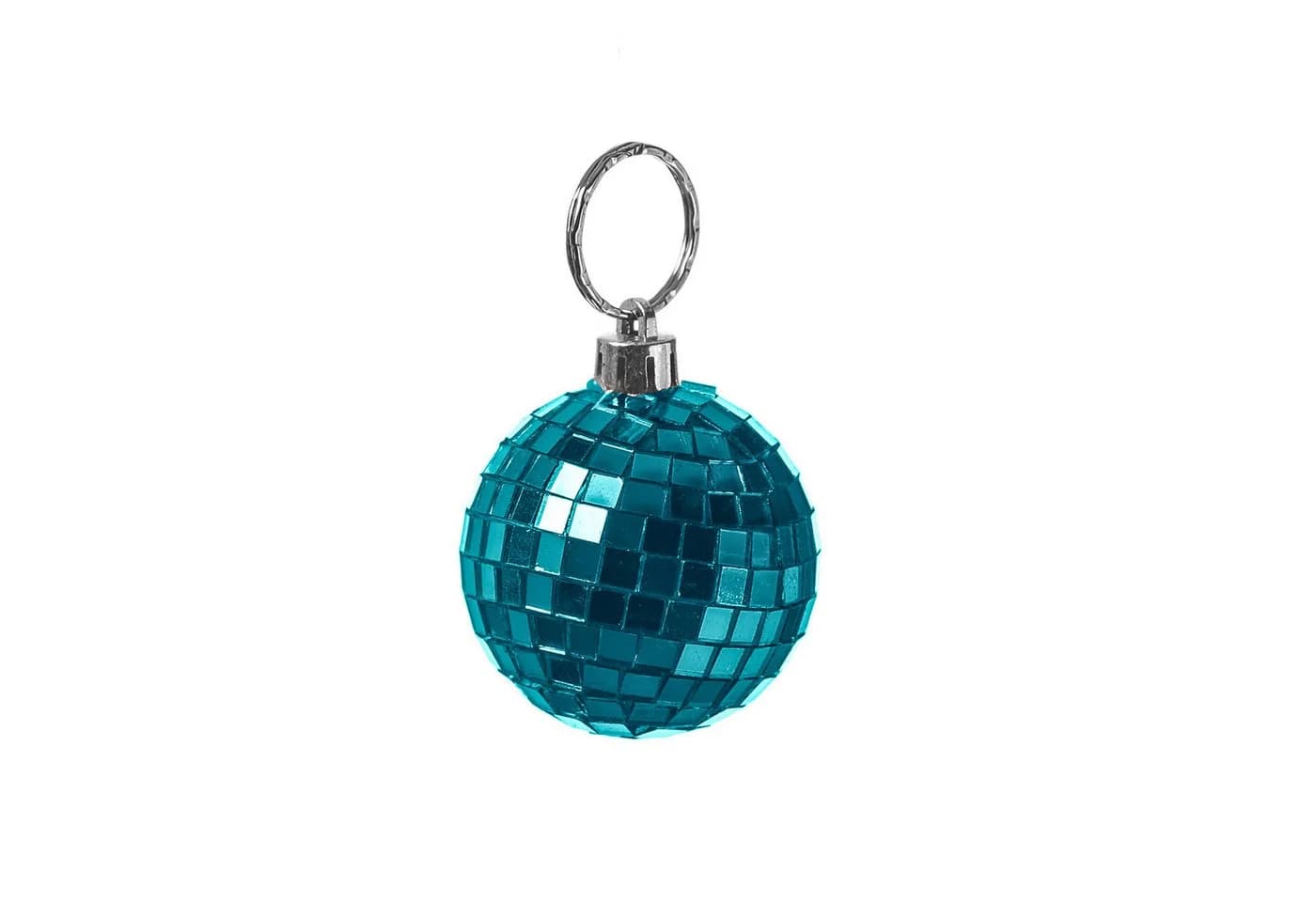 SATISFIRE Spiegelkugel 5cm blau mit Echtglas-Facetten
