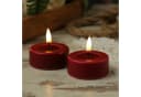 Deluxe Homeart LED Teelichter Mia Deluxe Flackernd 6,1cm Bordeauxrot 2er Set Bild 3