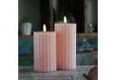 MARELIDA LED-Kerze Liv Echtwachs Rosa mit Timer Bild 5