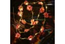 MARELIDA LED-Lichterkette mit 15 Stoffblumen Timer Bild 4