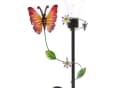 MARELIDA LED Solar Gartenstecker Schmetterling Bunt Warmweiß Bild 4