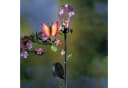 MARELIDA LED Solar Gartenstecker Schmetterling Bunt Warmweiß Bild 5