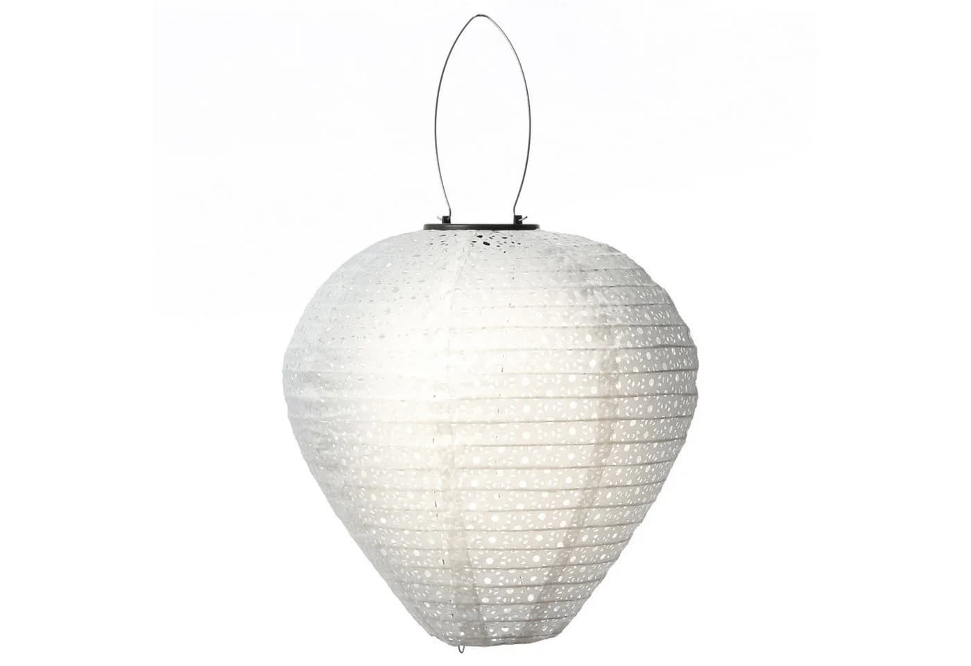 MARELIDA LED Solar Lampion Ballon Blumenmuster 30cm - Bild 5