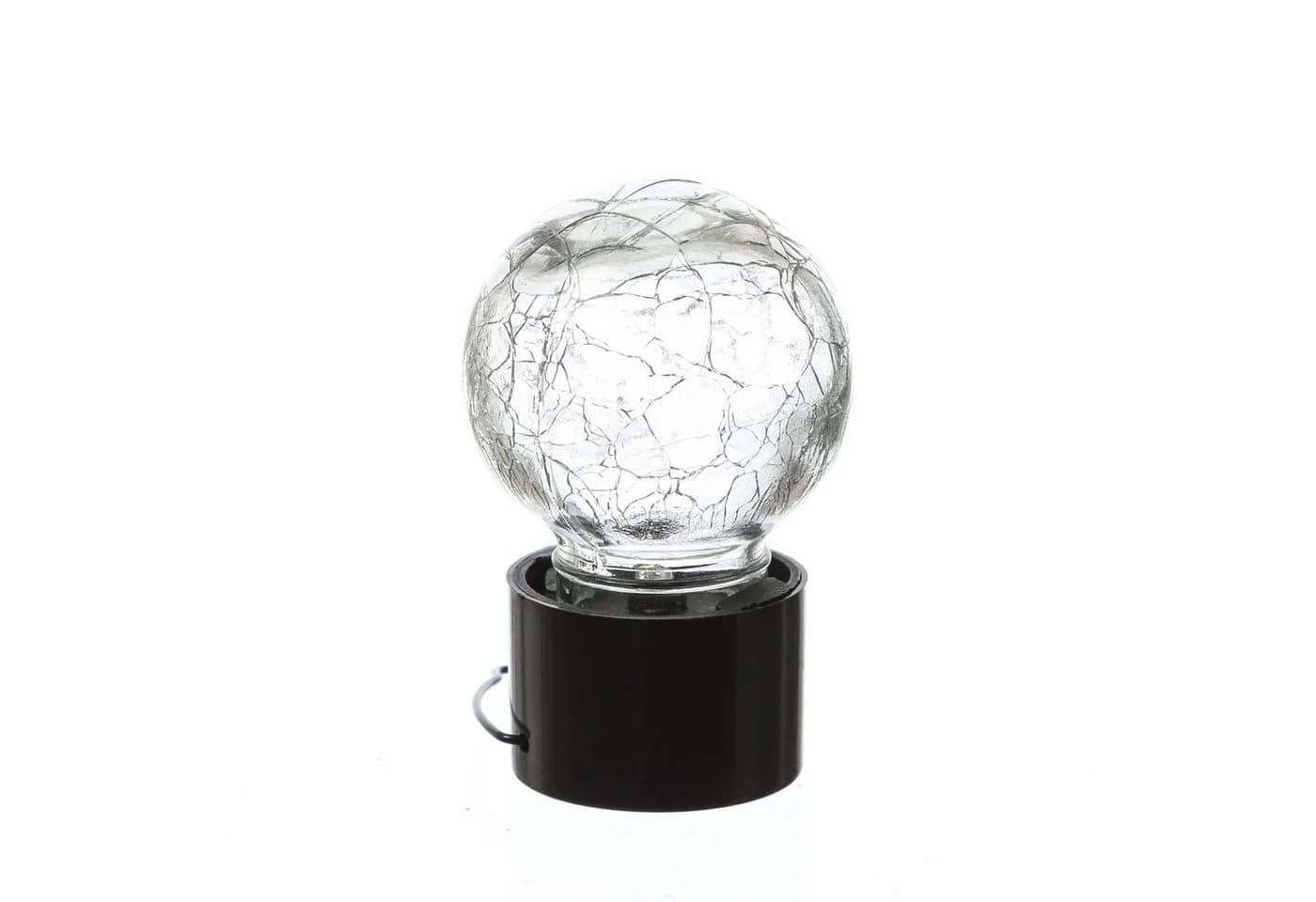 MARELIDA LED Solar Hängeleuchte 4er Set Bruchglas-Optik Warmweiß - Bild 4
