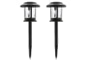 MARELIDA LED Solarleuchte 3in1 Laterne/Hängeleuchte/Wegleuchte 2er Set Warmweiß Bild 1