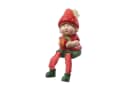 MARELIDA Gartenfigur Kantenhocker Erdbeerjunge Fritz Bunt/Rot Bild 1