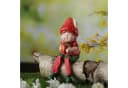MARELIDA Gartenfigur Kantenhocker Erdbeerjunge Fritz Bunt/Rot Bild 2