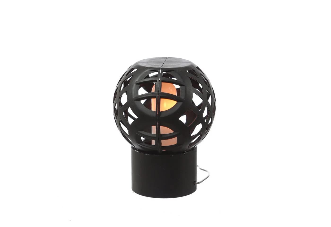 MARELIDA LED Solar Hängeleuchte Feuerball 4er Set Schwarz Flammeneffekt - Bild 5