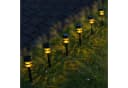 MARELIDA LED Solar Wegleuchten 6er Set Schwarz mit Erdspieß Bild 1