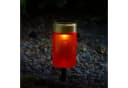 MARELIDA LED Solar Grabkerze Herz Rot mit Lichtsensor Bild 3