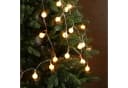 MARELIDA LED-Lichterkette Berry Cherry 60 weiße XL Kugeln 8 Funkt. 9m Außen Deko Girlande Bild 2
