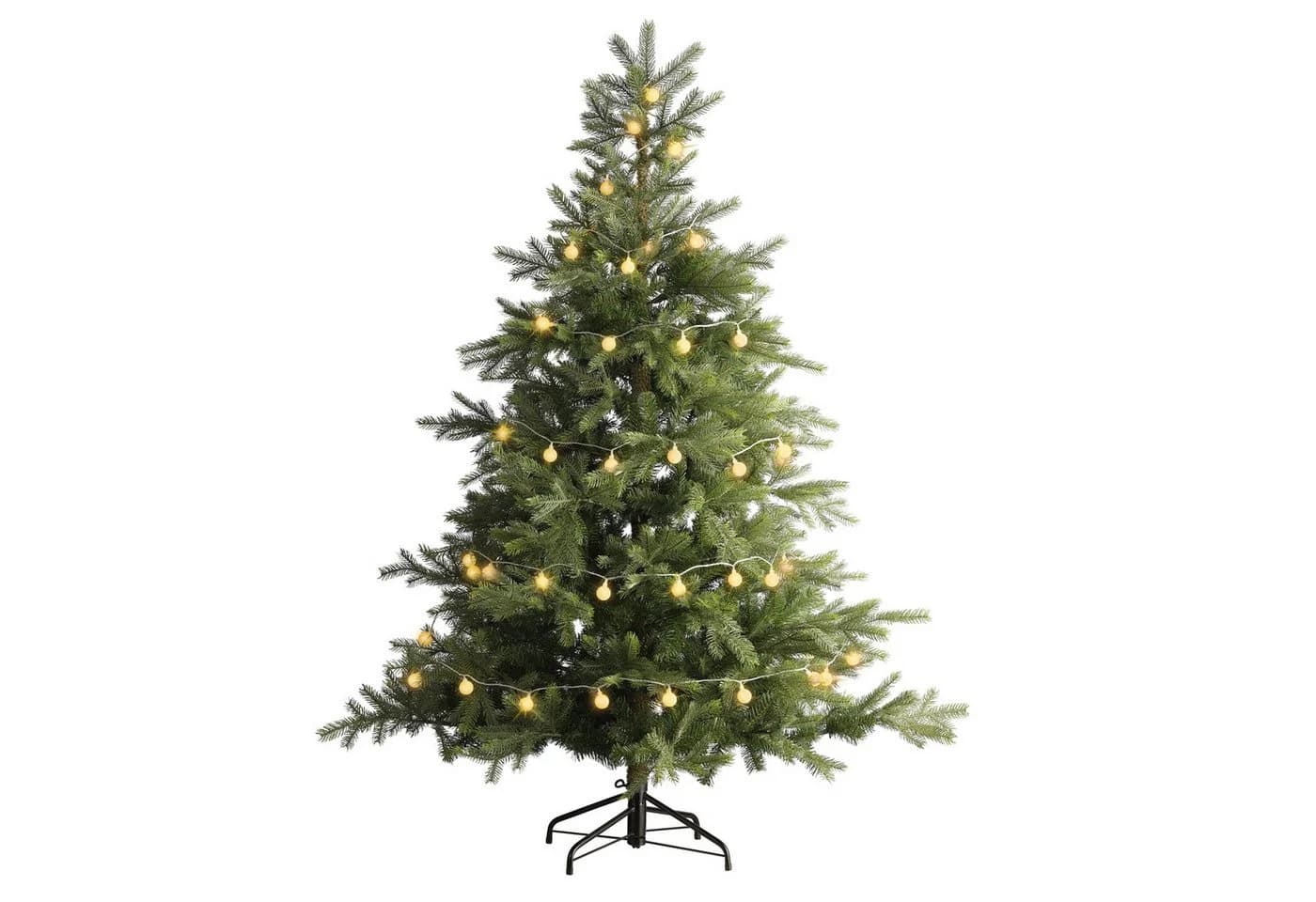 MARELIDA LED-Lichterkette Berry Cherry 60 weiße XL Kugeln 8 Funkt. 9m Außen Deko Girlande - Bild 4
