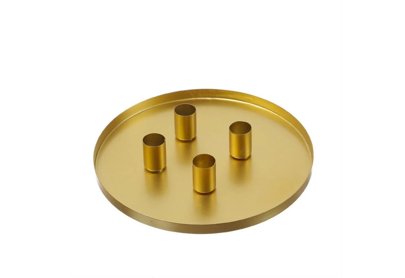 MARELIDA Kerzentablett mit magnetischen Haltern Gold - Bild 2