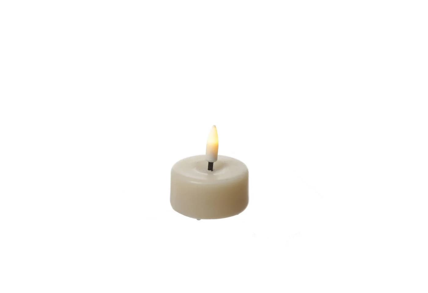 Deluxe Homeart LED Mini Teelichter Mia Creme 4-tlg. Flackernd mit Batterien - Bild 4