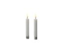 Adilina LED-Kerze LED Stabkerzen Tafelkerzen Dinner Spitzkerzen rustikal 16cm weiß 2St Bild 1