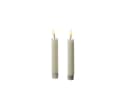 Adilina LED-Kerze LED Stabkerzen Tafelkerzen Dinner Spitzkerzen rustikal 16cm creme 2St Bild 1
