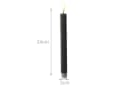 Adilina LED Stabkerzen Schwarz 24cm 2er Set mit Timer Bild 5
