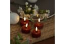 Deluxe Homeart LED Mini Teelichter 4-tlg. Rot mit Echtwachs Bild 2