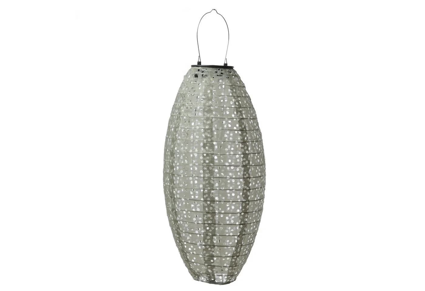 MARELIDA LED Solar Lampions Set 2 Stück Grün Blumenmuster - Bild 5