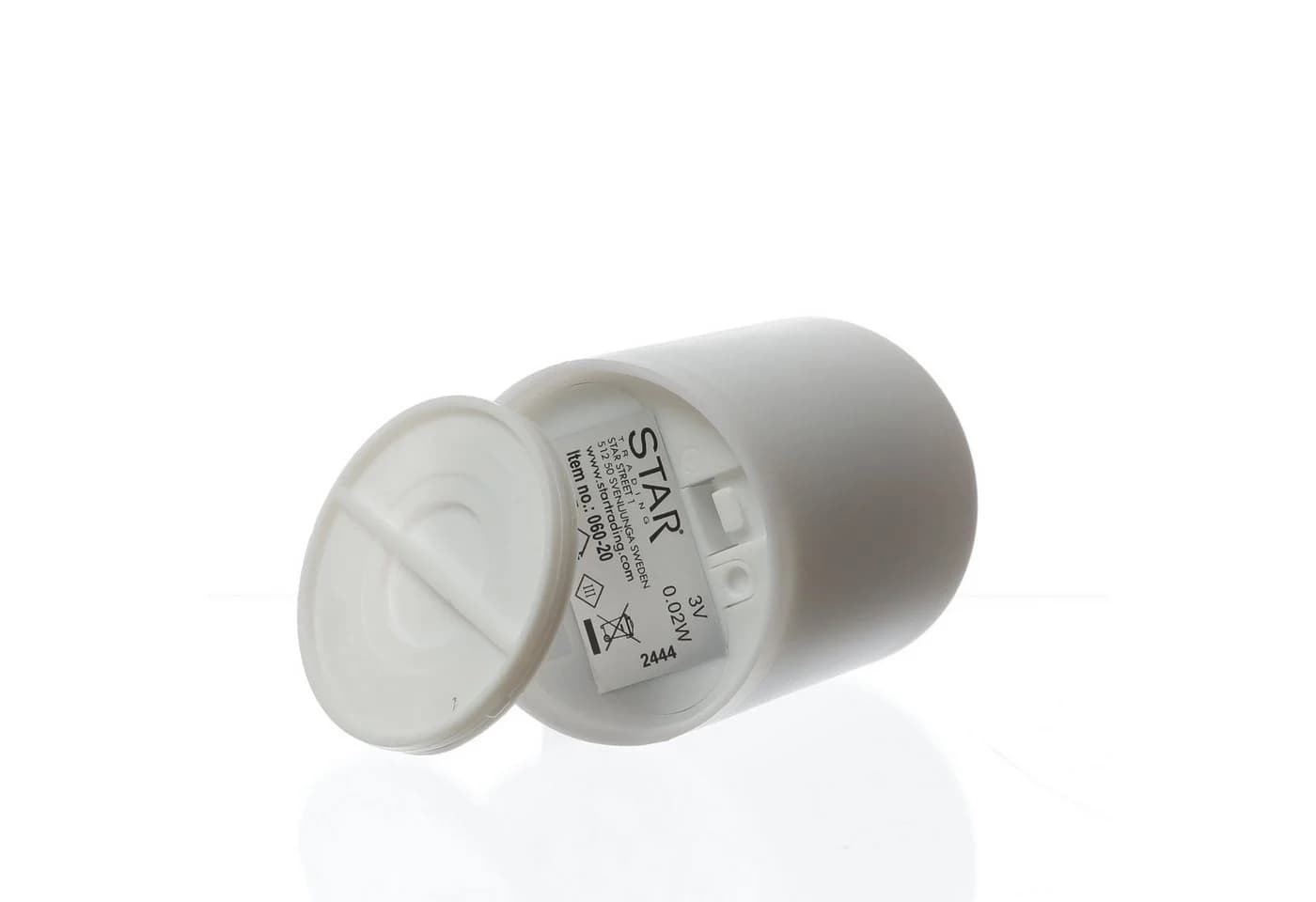 MARELIDA LED-Kerze Mini Stumpenkerze Weiß Timer Sensor - Bild 5