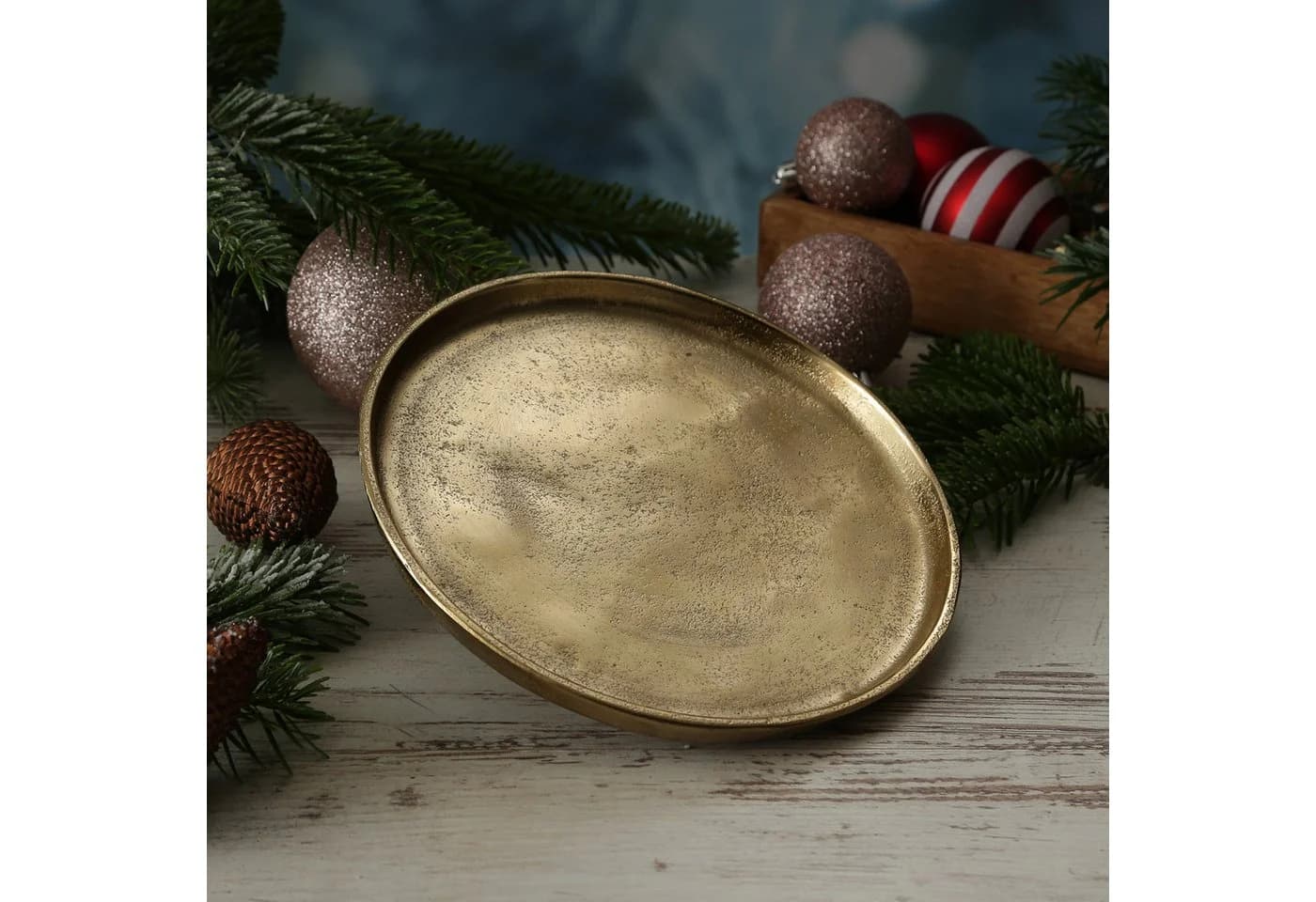 MARELIDA Dekoteller Aluminium Gold 20cm