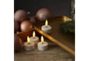 Adilina LED-Kerze LED Teelichter mit Batterien Timer flackernd D: 3,8cm weiß 4er Set Bild 5