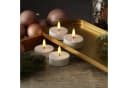 Adilina LED-Kerze LED Maxi Teelichter Kunststoff 3D Flamme Timer 5,8 cm weiß 4er Set Bild 5