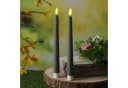 MARELIDA LED-Stabkerzen 2er Set Grau mit Timer Bild 3