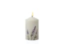 MARELIDA LED-Kerze mit Lavendelmotiv aus Echtwachs Bild 4