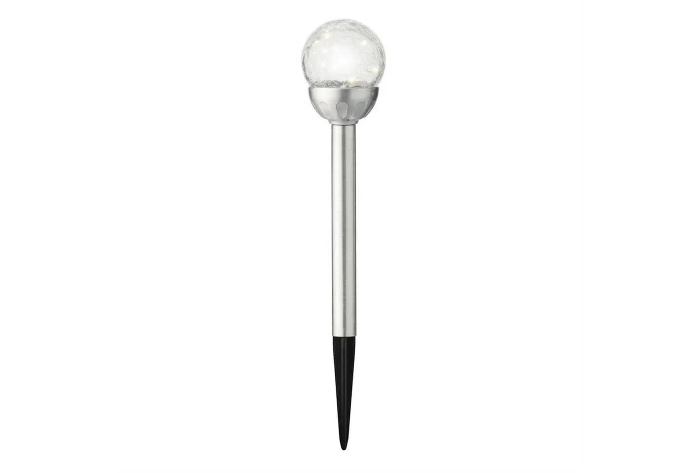 MARELIDA Solar Wegleuchte Bruchglas-Optik LED Gartenleuchte - Bild 2