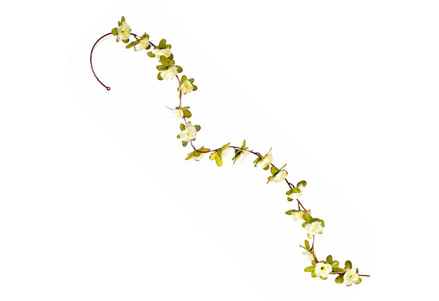 MARELIDA LED-Lichterkette mit weißen Mini Rosen und Timerfunktion - Bild 4