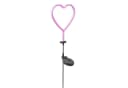 MARELIDA LED Solar Gartenstecker Herz Pink Neon Bild 4