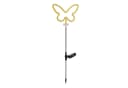 MARELIDA LED Solar Gartenstecker Schmetterling Gelb Bild 1