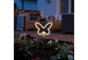 MARELIDA LED Solar Gartenstecker Schmetterling Gelb Bild 2