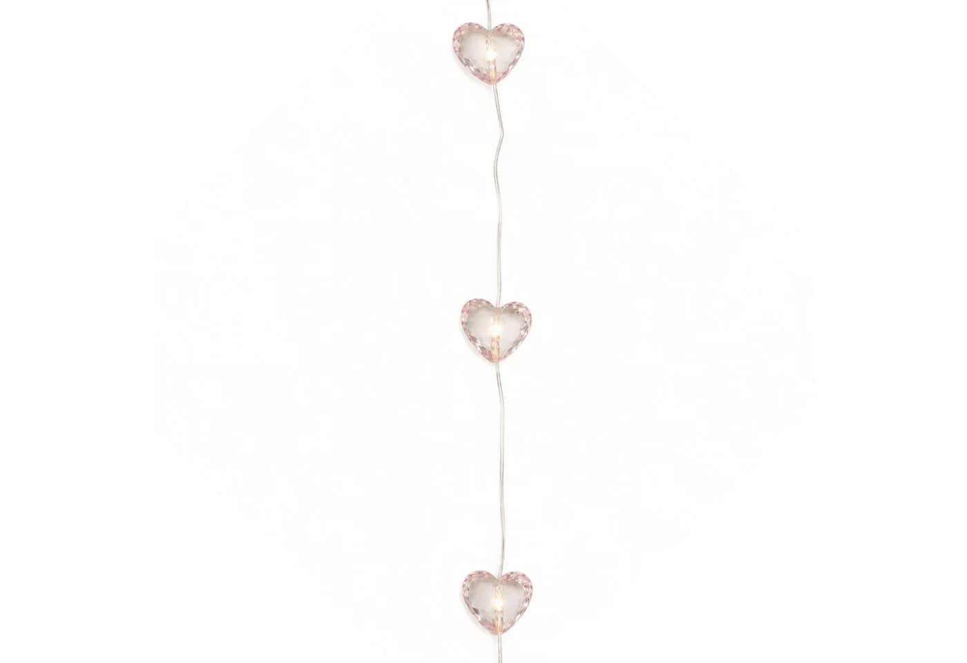 MARELIDA LED-Lichterkette Herzen 10 rosa Herzen 1,65m 12-flammig - Bild 5