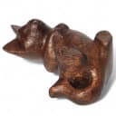 Wogeka Tierfigur kleine Katze Holz Figur Dekoration Bild 2