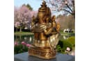 Wogeka Dekofigur Ganesha Elefantengott Resin Deko Bali Feng Shui Bild 5