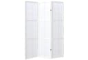 Homestyle4u Paravent Raumteiler Holz Trennwand Weiß Indoor Hochzeit Sichtschutz 3-teilig Bild 1