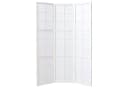 Homestyle4u Paravent Raumteiler Holz Trennwand Weiß Indoor Hochzeit Sichtschutz 3-teilig Bild 4