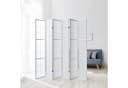 Homestyle4u Paravent Raumteiler Holz Trennwand Weiß Indoor Hochzeit Sichtschutz 6-teilig Faltbar Bild 1