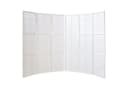 Homestyle4u Paravent Raumteiler Holz Trennwand Weiß Indoor Hochzeit Sichtschutz 6-teilig Faltbar Bild 4